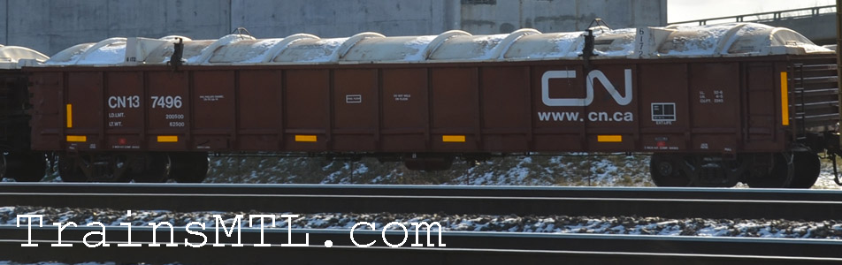 Covered gondola Car / Wagon Tombereau avec un couvert